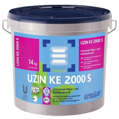 Универсальный клей для всех распространенных видов покрытий KE 2000 S, 2 кг, кремово-белый
