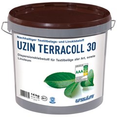 Екологічний клей для текстилю та лінолеуму TERRACOLL 30, 14 кг, кремово-белый