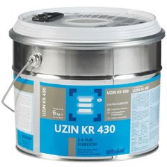 Клей для приклеювання каучукових та ПВХ-покриттів у приміщеннях з надзвичайно високими навантаженнями KR 430, 12 кг, коричневый