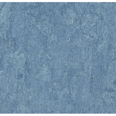 Натуральный линолеум Marmoleum fresco blue, 2 м